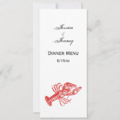 Invitation Dessin original Red Lobster #1 (Devant)