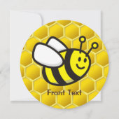 Invitation Dessin sur les abeilles (Devant)