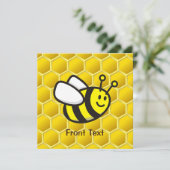 Invitation Dessin sur les abeilles (Debout devant)