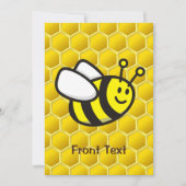 Invitation Dessin sur les abeilles (Devant)
