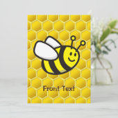 Invitation Dessin sur les abeilles (Debout devant)