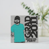 Invitation Dessin sur l'invitation du Parti de la graduation (Debout devant)