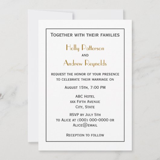 Invitation Dessin vintage Manate (Dos)