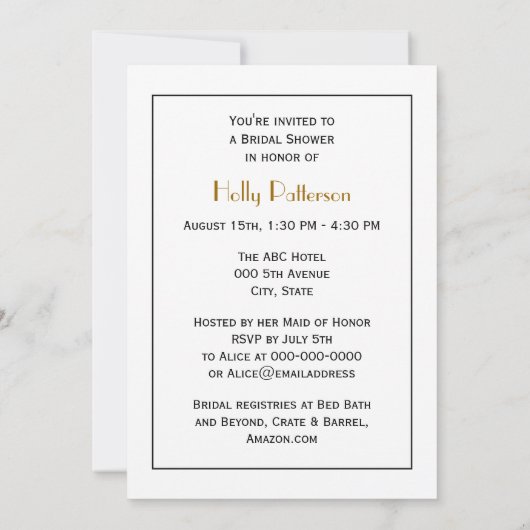 Invitation Dessin vintage Manate (Dos)