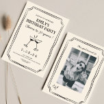 Invitation Dessin Whimsical Funky quirky Anniversaire<br><div class="desc">Hand Drawn Funky Cheers Bières 30 e anniversaire</div>