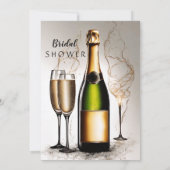 Invitation Dessiner l'élégance de la douche nuptiale (Dos)