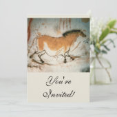 Invitation Dessins de grotte Lascaux (Debout devant)