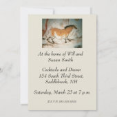 Invitation Dessins de grotte Lascaux (Dos)