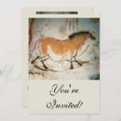 Invitation Dessins de grotte Lascaux (Devant / Derrière)