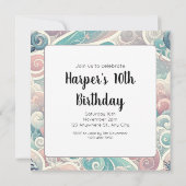 Invitation Dessins lunaires : Imaginaire Pastel Dragon (Dos)