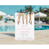 Invitation Destination Anniversaire Fête Week-end Bikini Mode