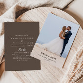 Invitation Destination Beach Photo Espagnol Boda Mariage
