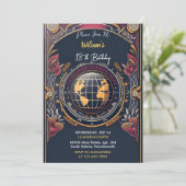 Invitation Destination Cabine Beach 18e anniversaire (Debout devant)