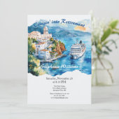 Invitation Destination Croisière de la partie de retraite Grè (Debout devant)