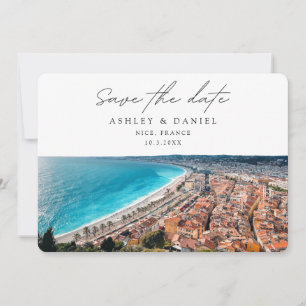 Invitation Destination de mariage à Nice en France Enregistre