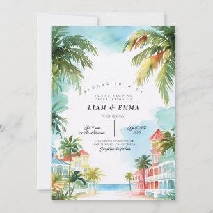 Invitation Destination de mariage KEY WEST Floride Keys