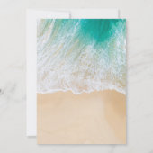 Invitation Destination Été Sur Le Sandy Turquoise Beach Maria (Dos)