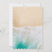 Invitation Destination Été Sur Le Sandy Turquoise Beach Maria (Dos)