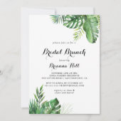 Invitation Destination Fête des mariées de brunch de la marié (Devant)