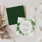 Invitation Destination géométrique Nuestra Boda Mariage