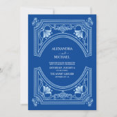 Invitation Destination Grèce Mariage Santorin (Devant)
