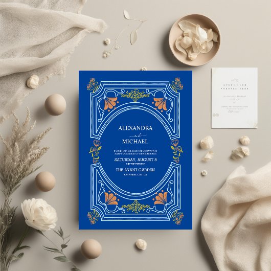 Invitation Destination Grèce Mariage Santorin