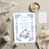 Invitation Destination Grèce Mariage Santorin