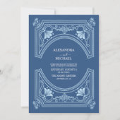 Invitation Destination Grèce Mariage Santorin (Devant)