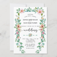 Destination Luau Tropical Floral Wreath Mariage