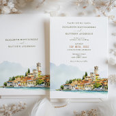 Invitation Destination Mariage du lac de Garde en Italie