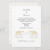 Invitation Destination Mariage en Thaïlande (Devant / Derrière)