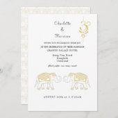 Invitation Destination Mariage en Thaïlande (Devant / Derrière)