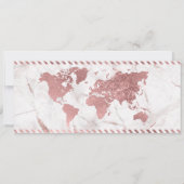 Invitation Destination Mariage Gold Boarding Pass QR Code Inv (Dos)