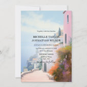 Invitation Destination Mariage Italie Capri Cinque Terre (Devant)