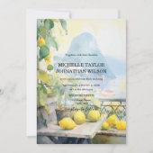 Invitation Destination Mariage Italie Capri Cinque Terre (Devant)