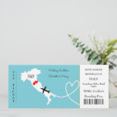 Invitation Destination Mariage Italie Europe (Debout devant)
