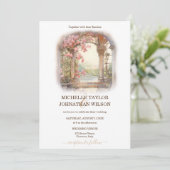 Invitation Destination Mariage Italie Toscane Florence (Debout devant)