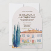 Invitation Destination Mariage Italie Toscane Florence (Devant)