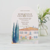 Invitation Destination Mariage Italie Toscane Florence (Debout devant)