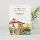 Invitation Destination Mariage Italie Toscane Florence (Debout devant)