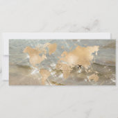 Invitation Destination Mariage Pass Plage Palm Tree (Dos)