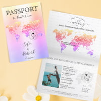 Destination Mariage Passport World Map Aventure