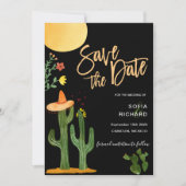 Invitation Destination moderne unique style Mexique (Devant)