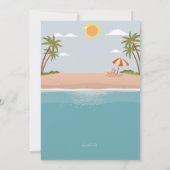 Invitation Destination Plage (Dos)