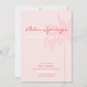 Invitation Destination Plage Bachelorette (Devant)