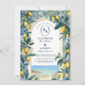 Invitation Destination romantique du citron (Devant)