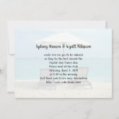 Invitation Destination Simple Mariage Chaises De Plage Invita (Devant)
