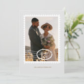 Invitation Destination Wedding Travel Theme Photo Thank You (Debout devant)