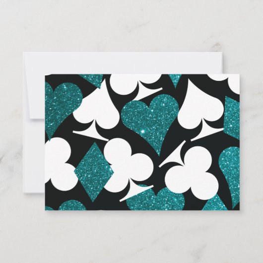 Invitation Destiny Las Vegas Réception Parties scintillant Tu (Dos)