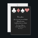 Invitation Destiny Las Vegas Réception Rose Gold Pailleté<br><div class="desc">Parfait pour un mariage à Las Vegas ! �2birdstone 2014</div>